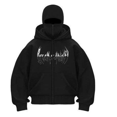 Double-Hood Zip Sweatshirt