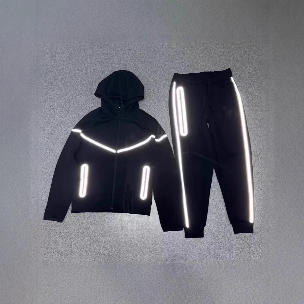 Reflective Zip Tracksuit
