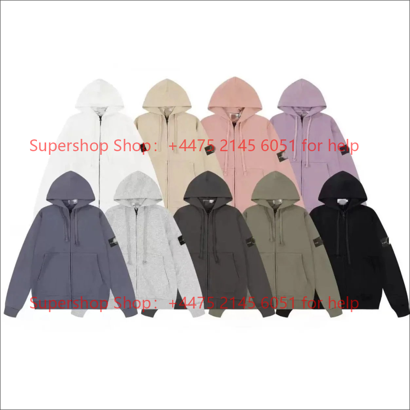 Classic Solid Zip Hoodie