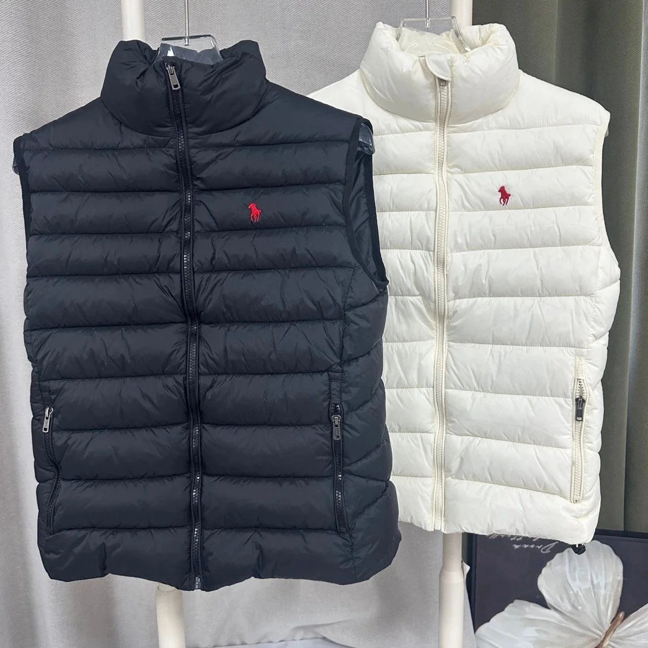 Embroidered Padded Vest