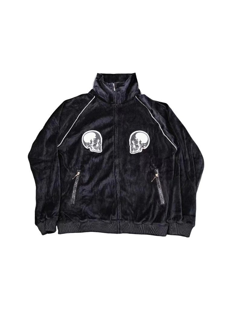Corduroy Embroidered Casual Ja