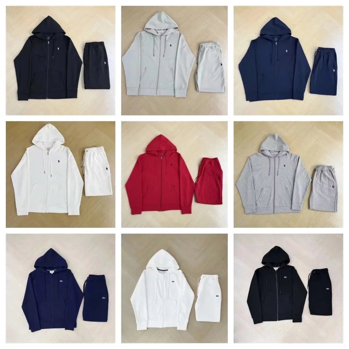 Embroidered Sweatshirt Set