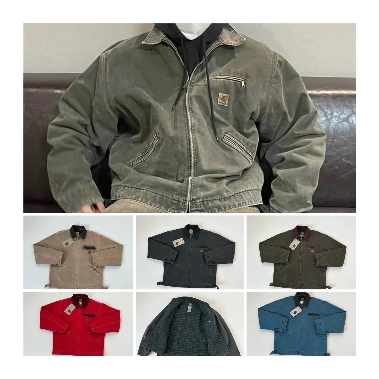 Vintage Washed Work Jacket J97