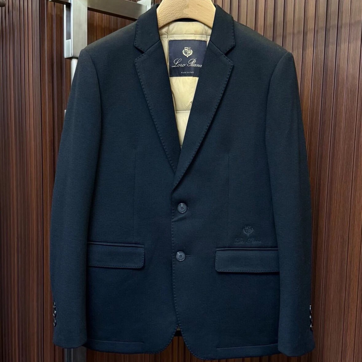Embroidered Wool-Blend Down Jacket 2