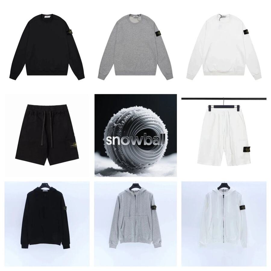 Badge Hoodie and Shorts Set
