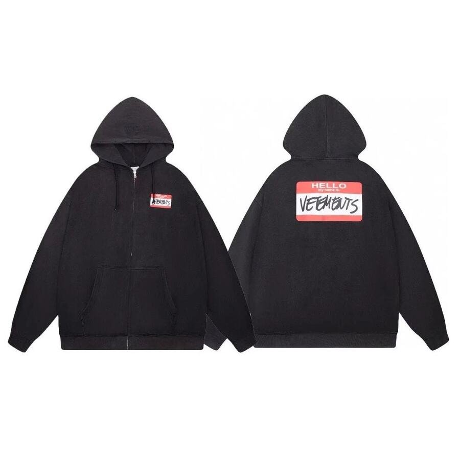 Vintage Logo Zip Hoodie
