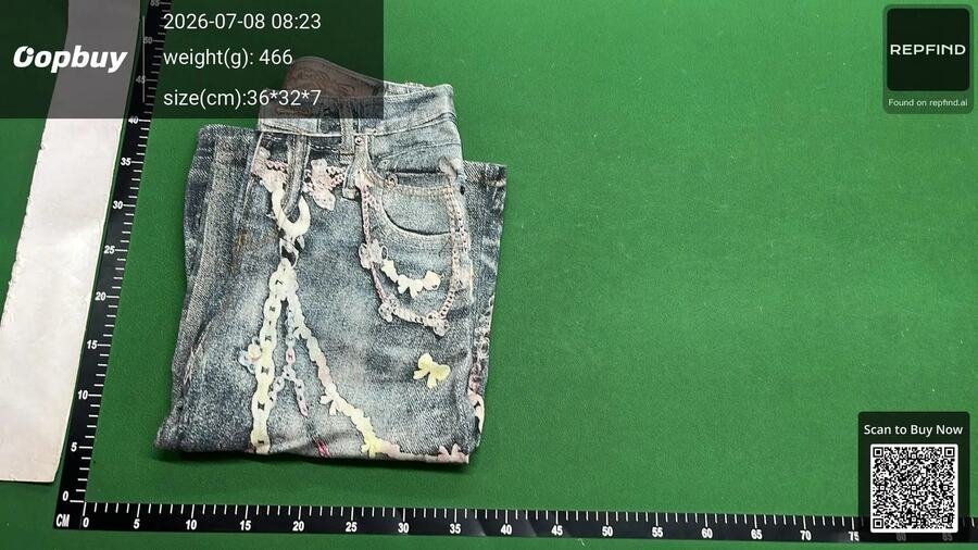 Vintage Splatter Denim Shorts -2