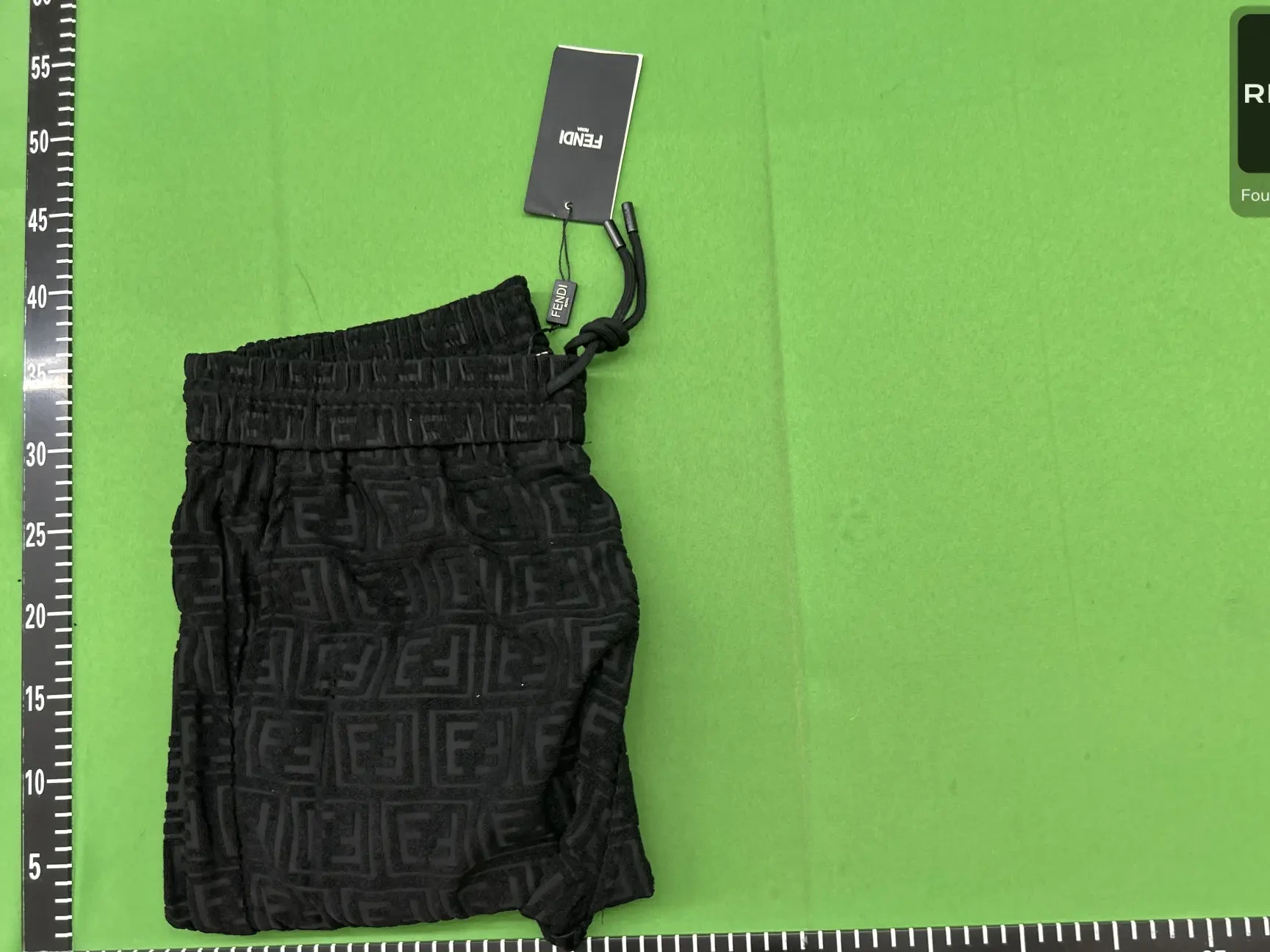 Monogram Print Casual Shorts -2