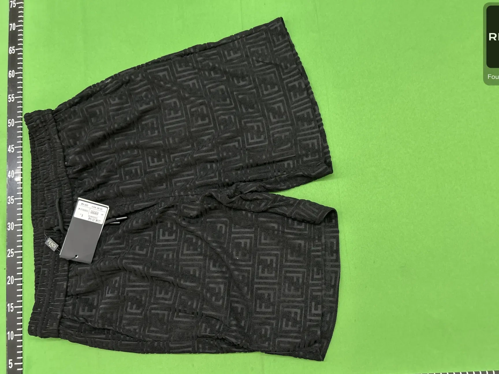 Monogram Print Casual Shorts -4