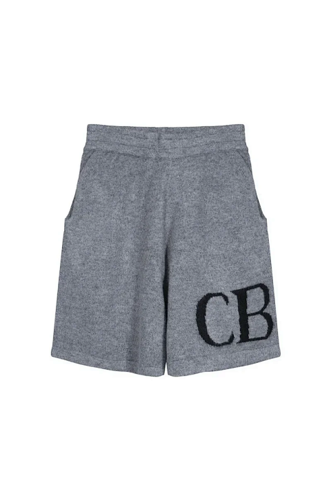 Contrast Logo Sweat Shorts