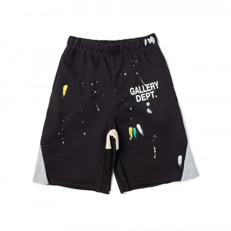 Graffiti Print Casual Shorts -2