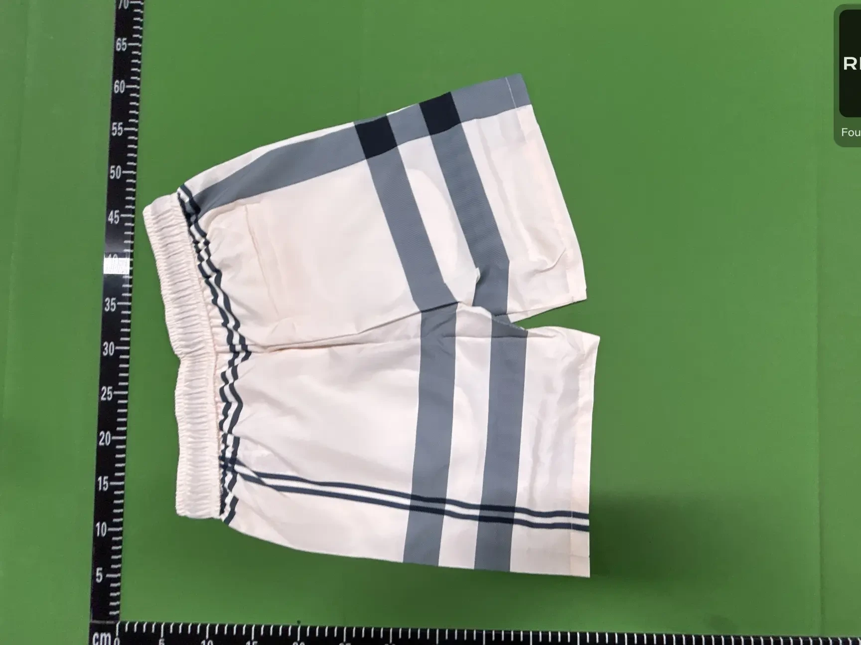 Check-Trim Drawstring Shorts -4