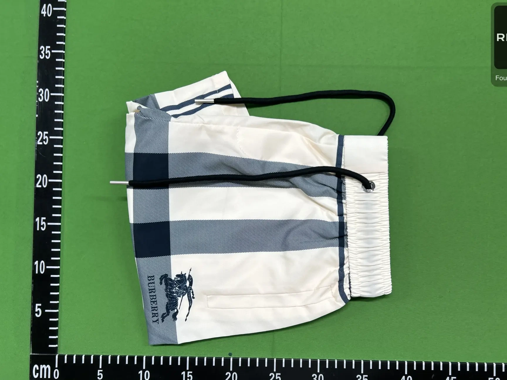 Check-Trim Drawstring Shorts -3