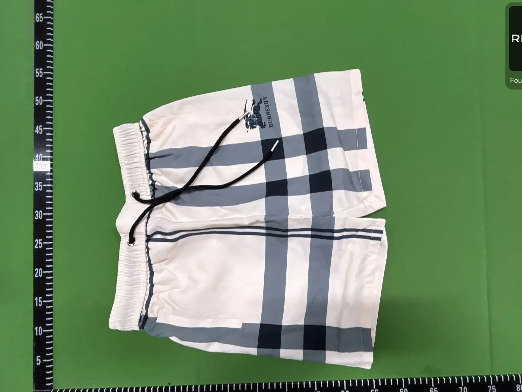 Check-Trim Drawstring Shorts -2