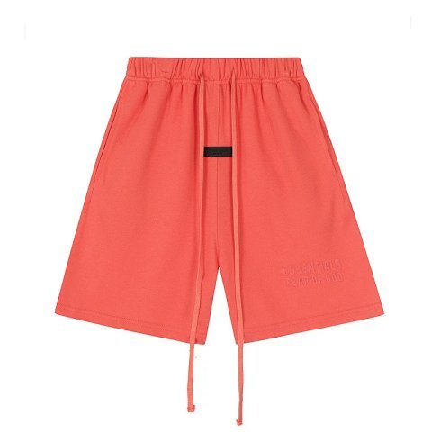 Flocked Logo Drawstring Shorts