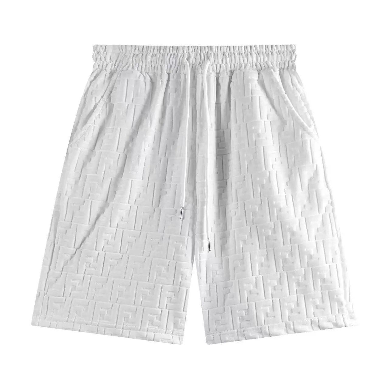 Patterned Beach Shorts -4