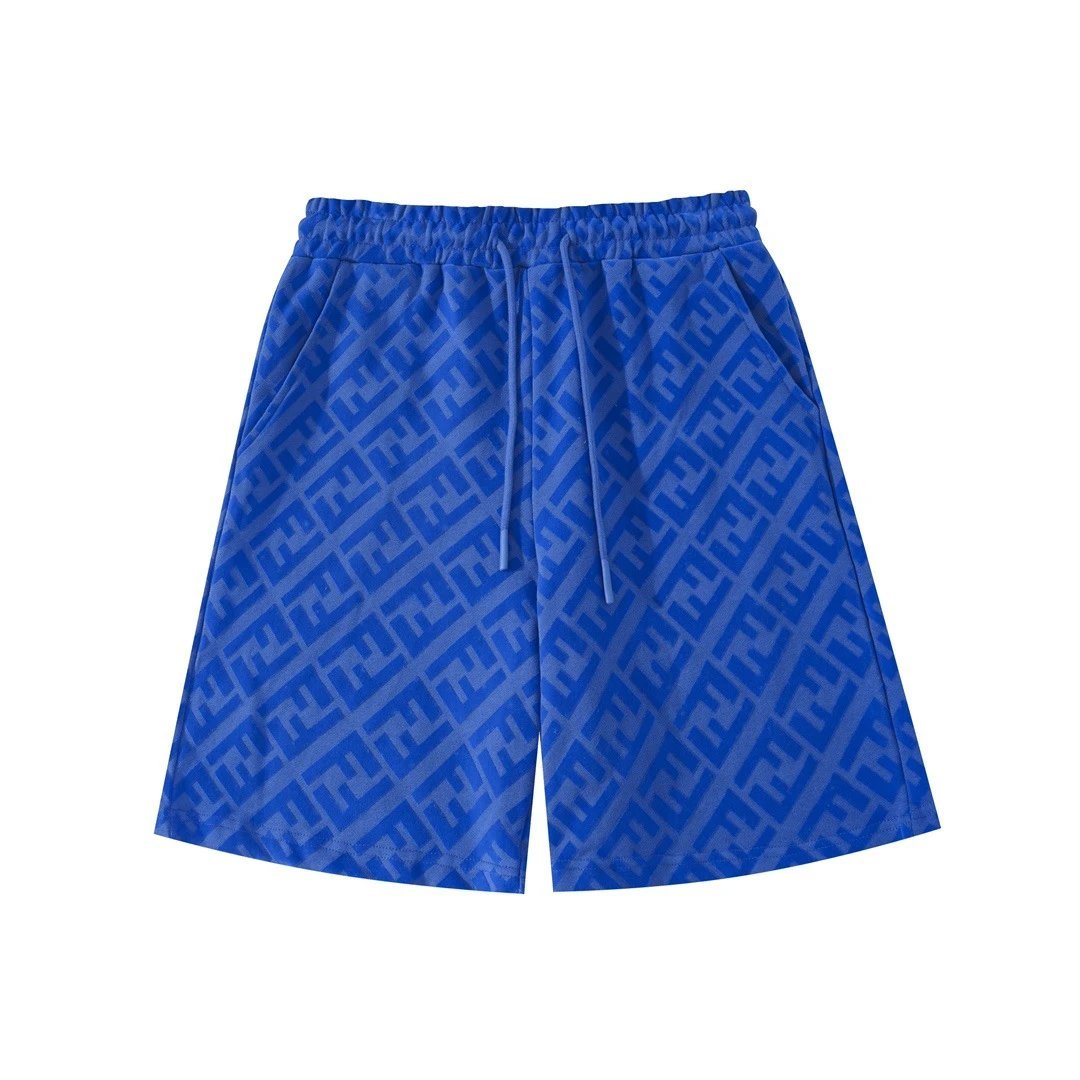 Patterned Beach Shorts -3
