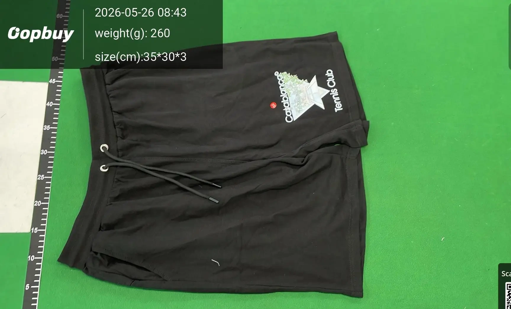 Embroidered Casual Sweat Shorts -2