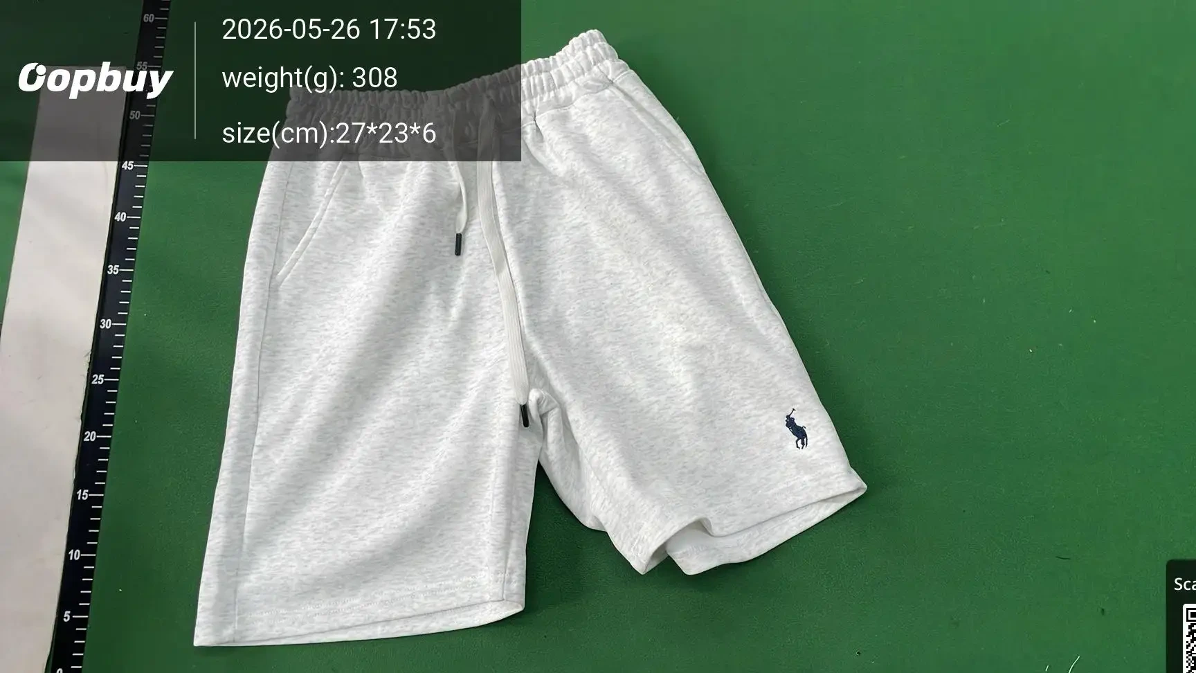 Men's Embroidered Polo Sweat Shorts -2