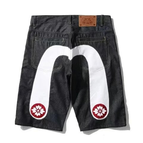 Graphic Denim Shorts