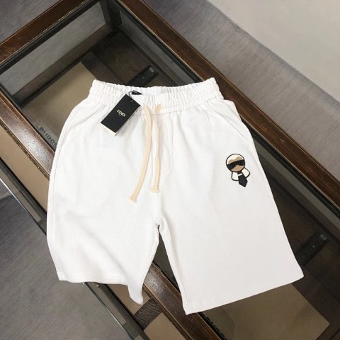 Logo Patch Casual Shorts