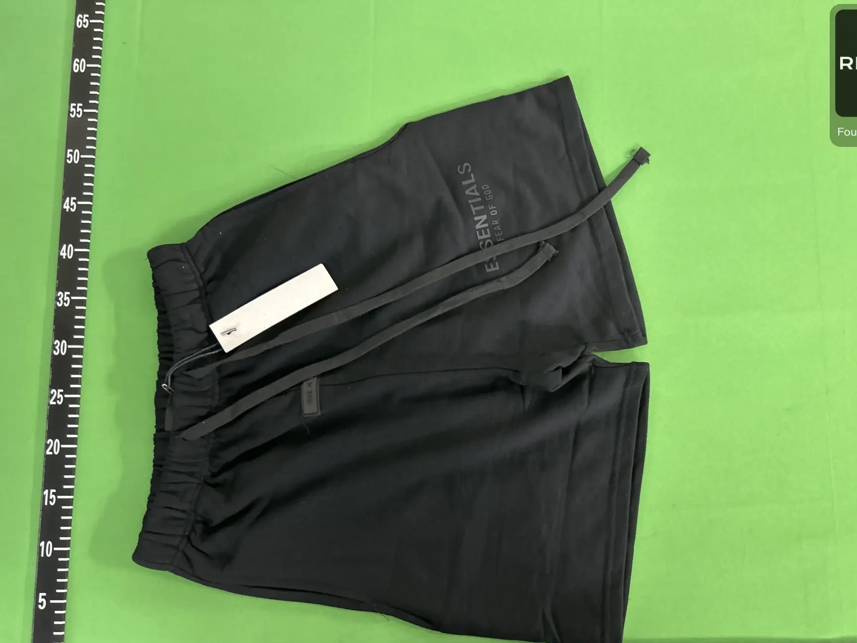 Flocked Logo Drawstring Shorts -2