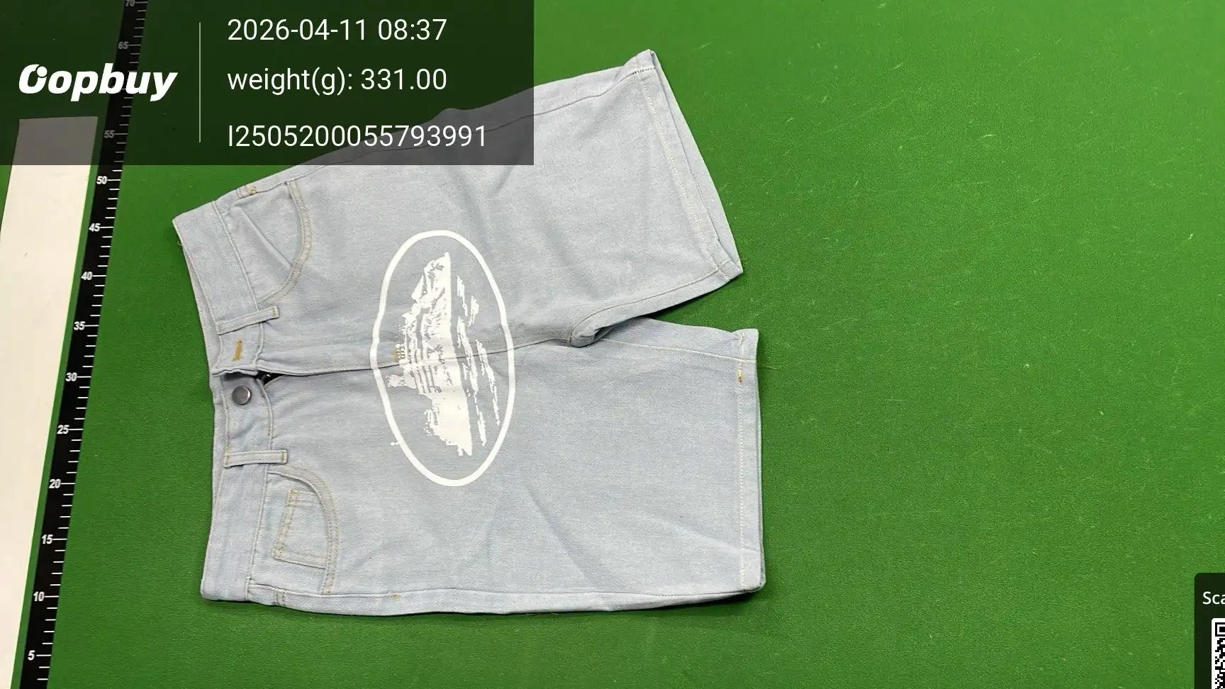 Star Patch Denim Shorts -3