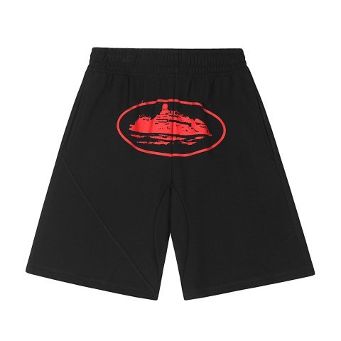 Graphic Cotton Casual Shorts