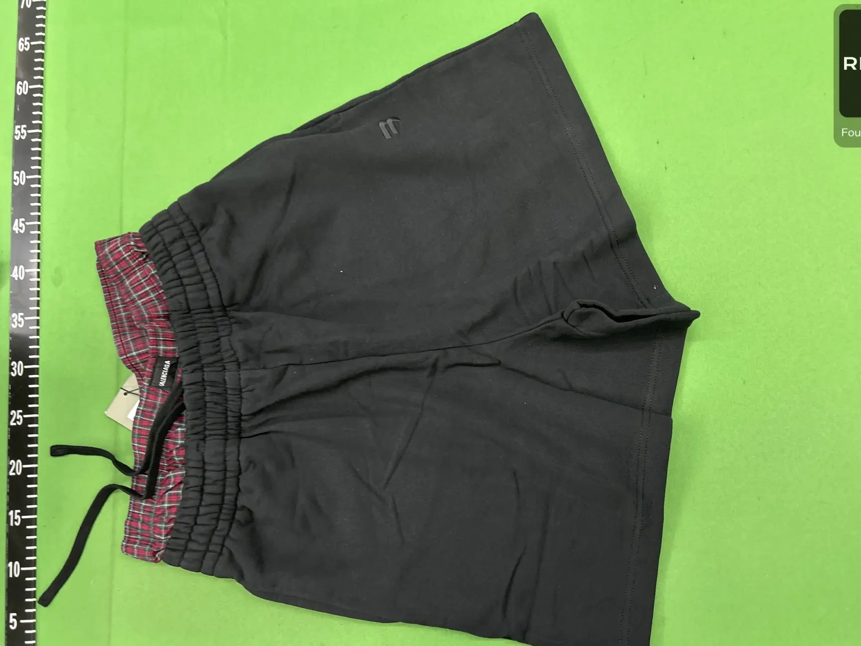Layered Plaid Casual Shorts -2