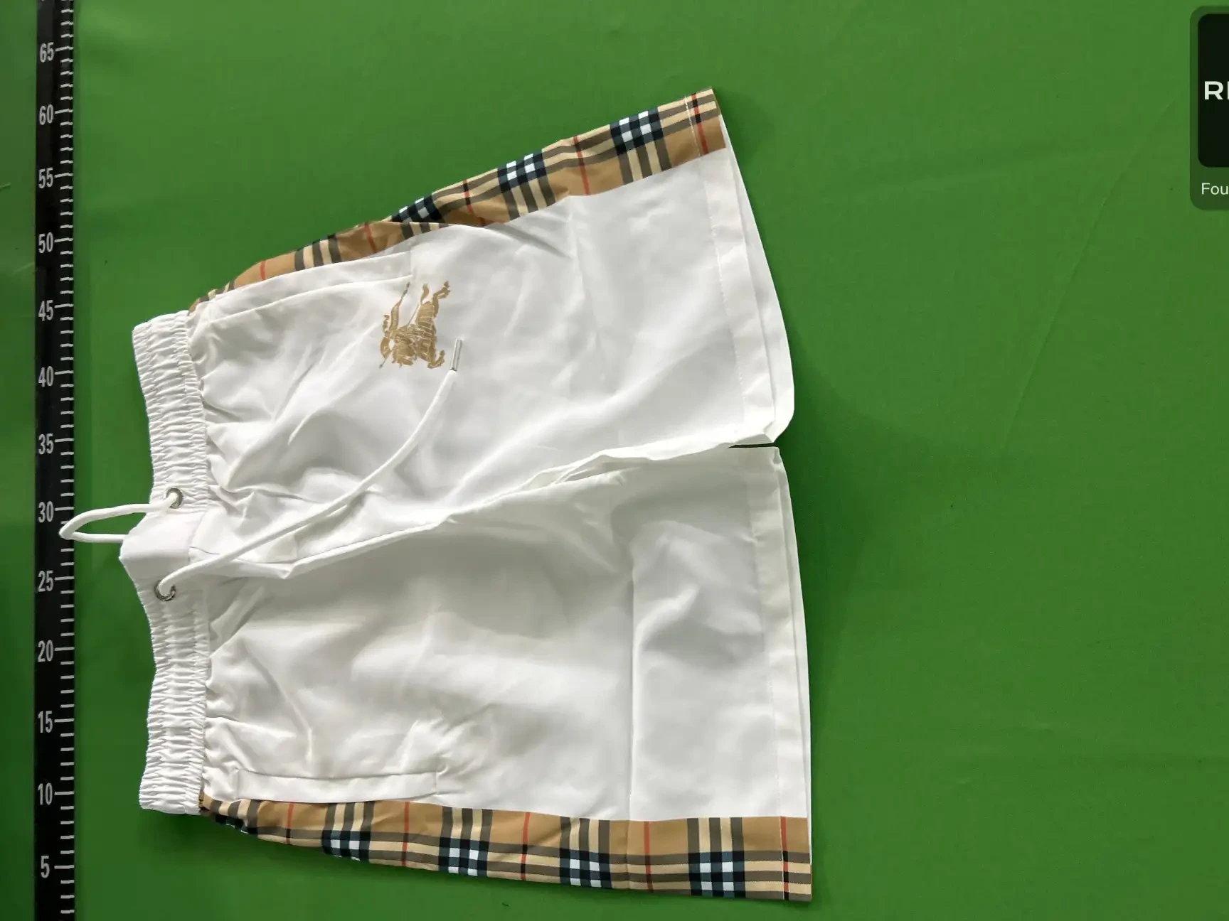 Check-Trim Casual Shorts -4