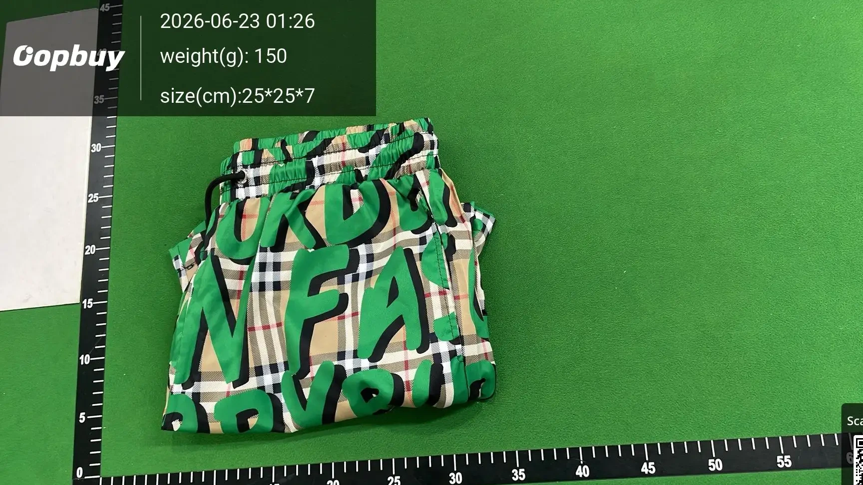 All-Over Letter Print Shorts -4