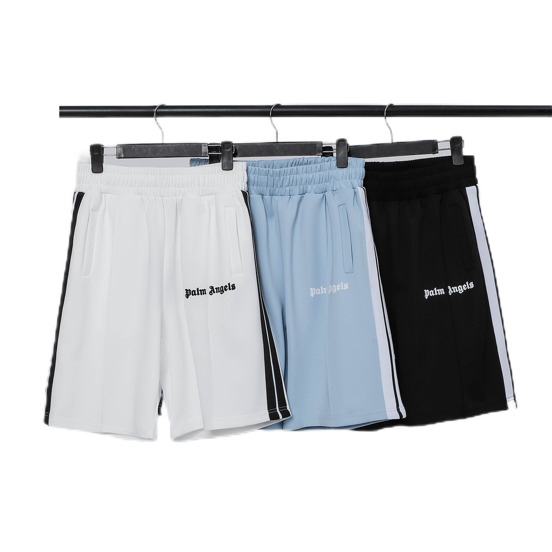 Logo Print Wide-Leg Shorts