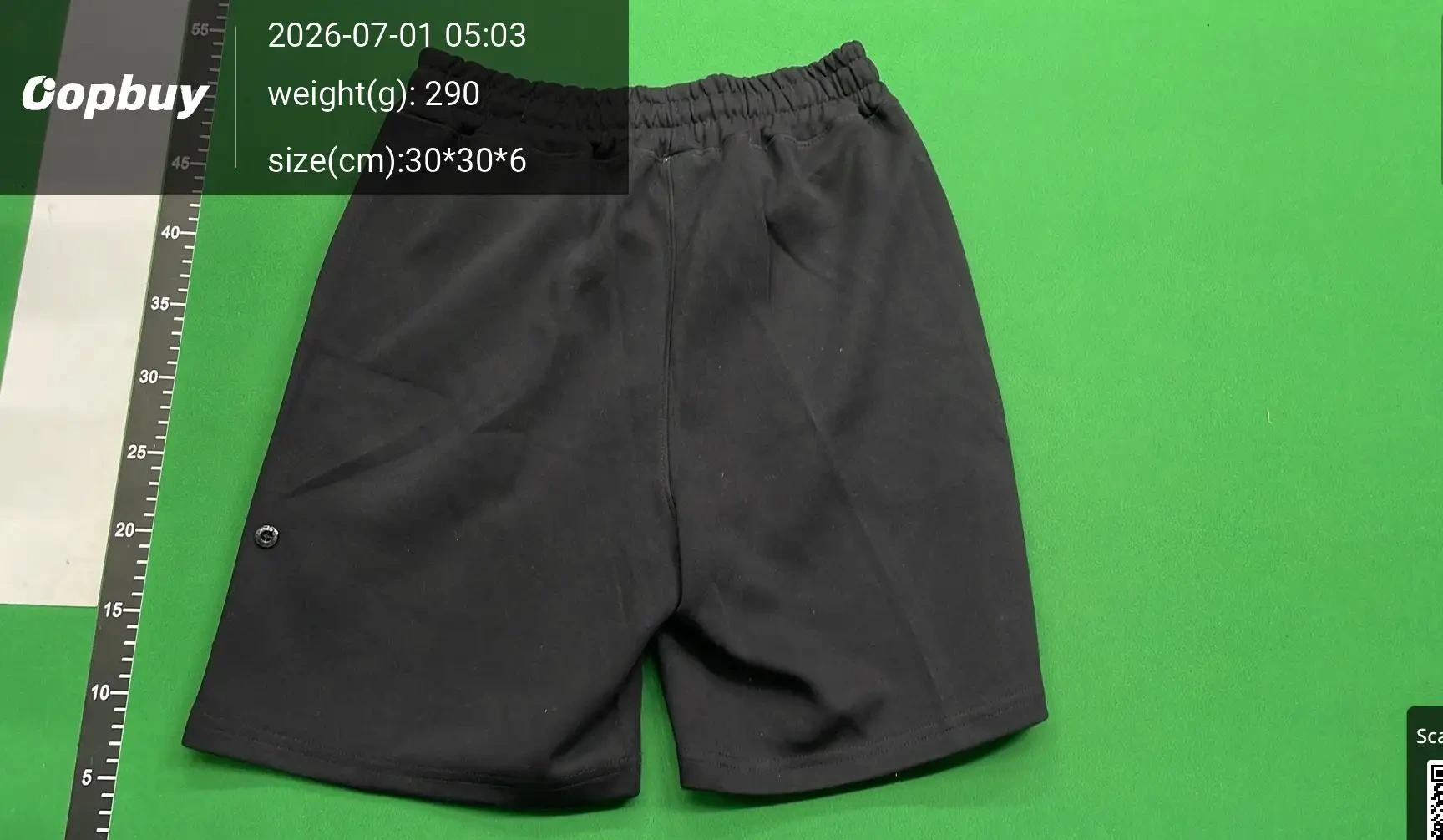 Embroidered Casual Sweat Shorts -4