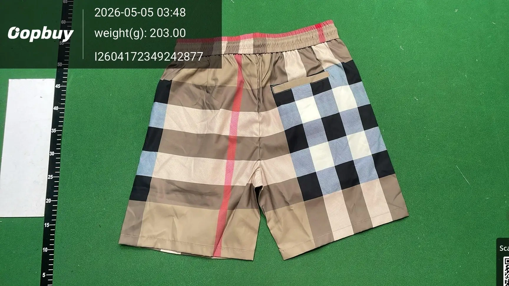 Check Pattern Casual Shorts -4