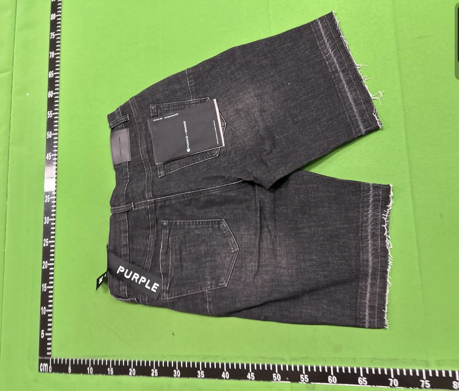 Rhinestone Denim Shorts -4