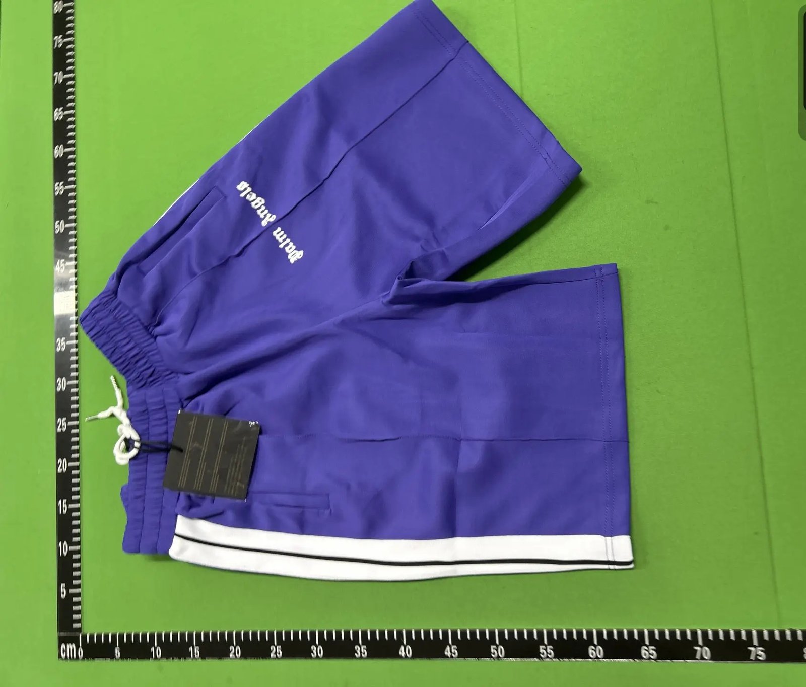 Green Gothic Logo Shorts -4