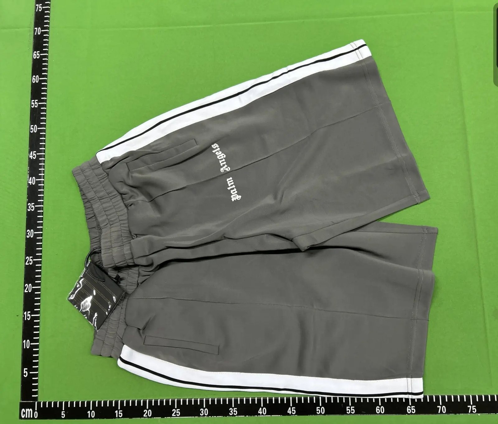 Green Gothic Logo Shorts -6
