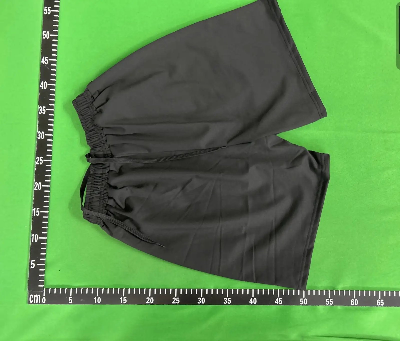 Black Cartoon Logo Casual Shorts -4