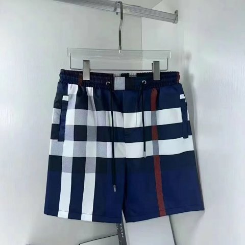 Plaid Drawstring Casual Shorts