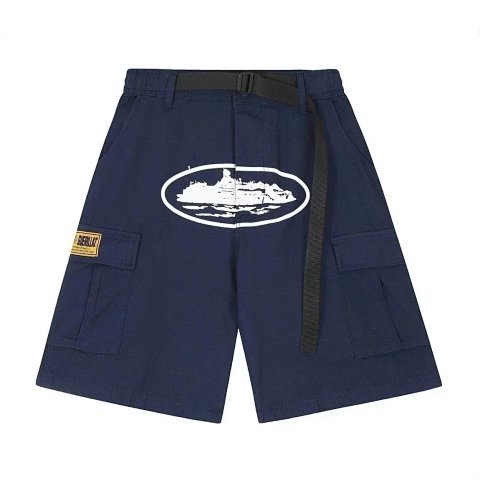 Navy Crocodile Patch Cargo Sho