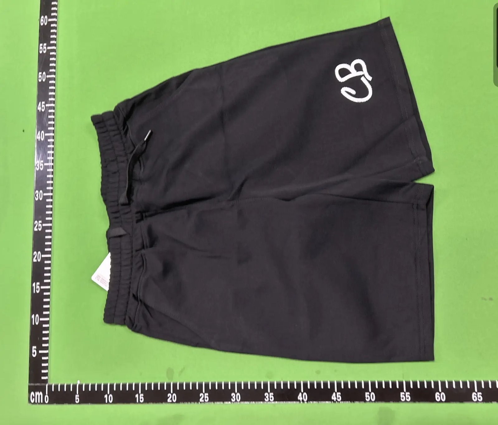 CB Logo Black Casual Shorts -2