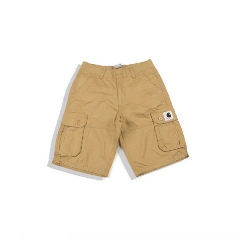 Khaki Utility Cargo Shorts