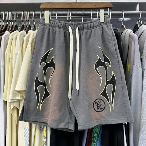 Flame Graphic Sweat Shorts