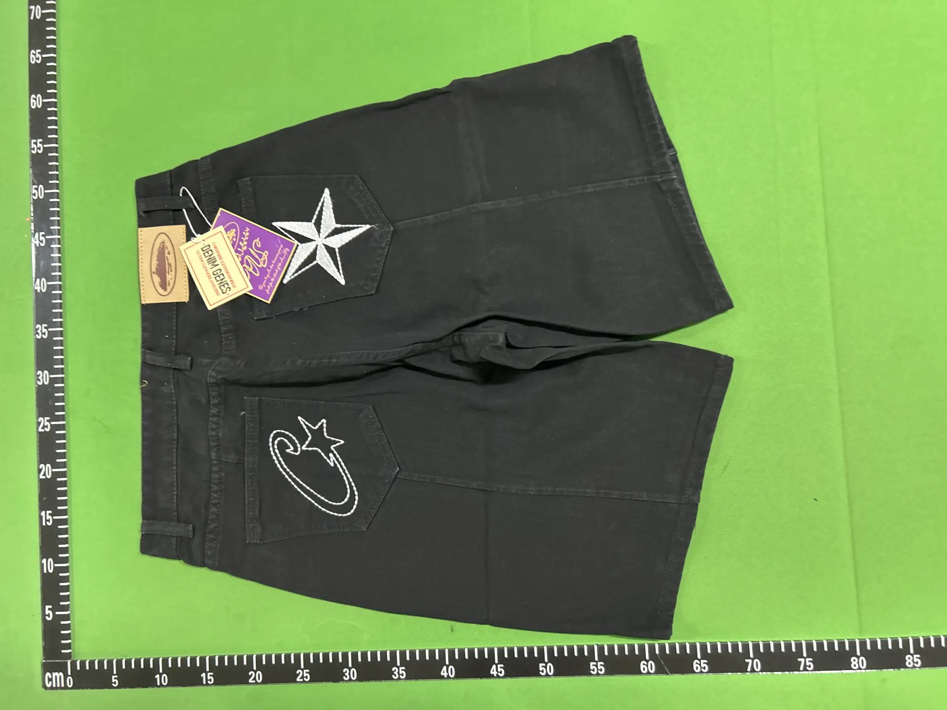 Khaki Logo Belted Cargo Shorts -3