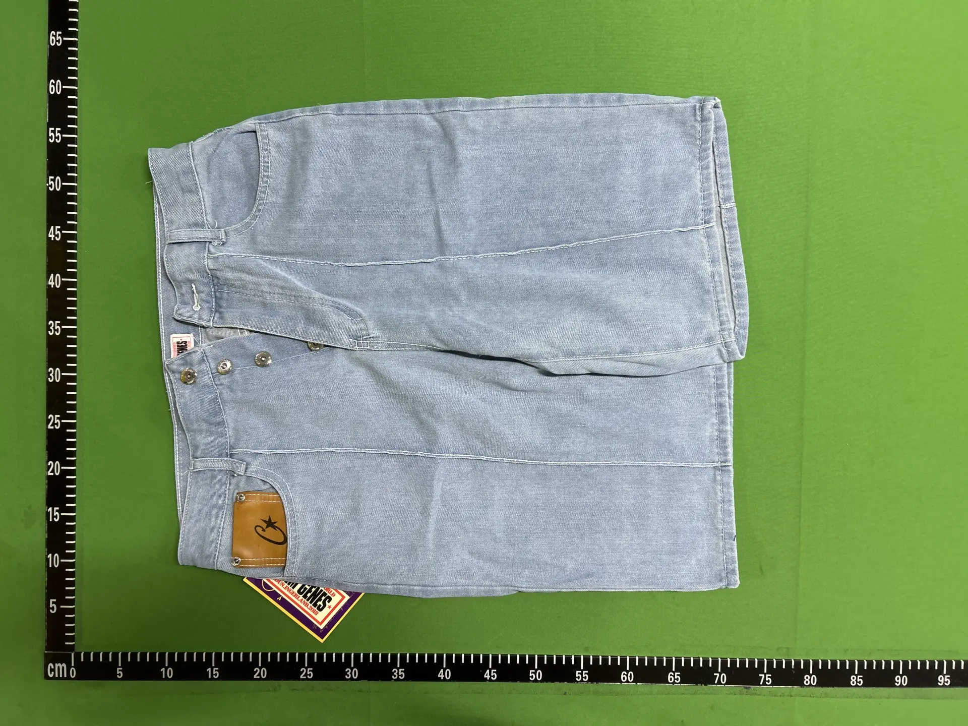 Khaki Logo Belted Cargo Shorts -2