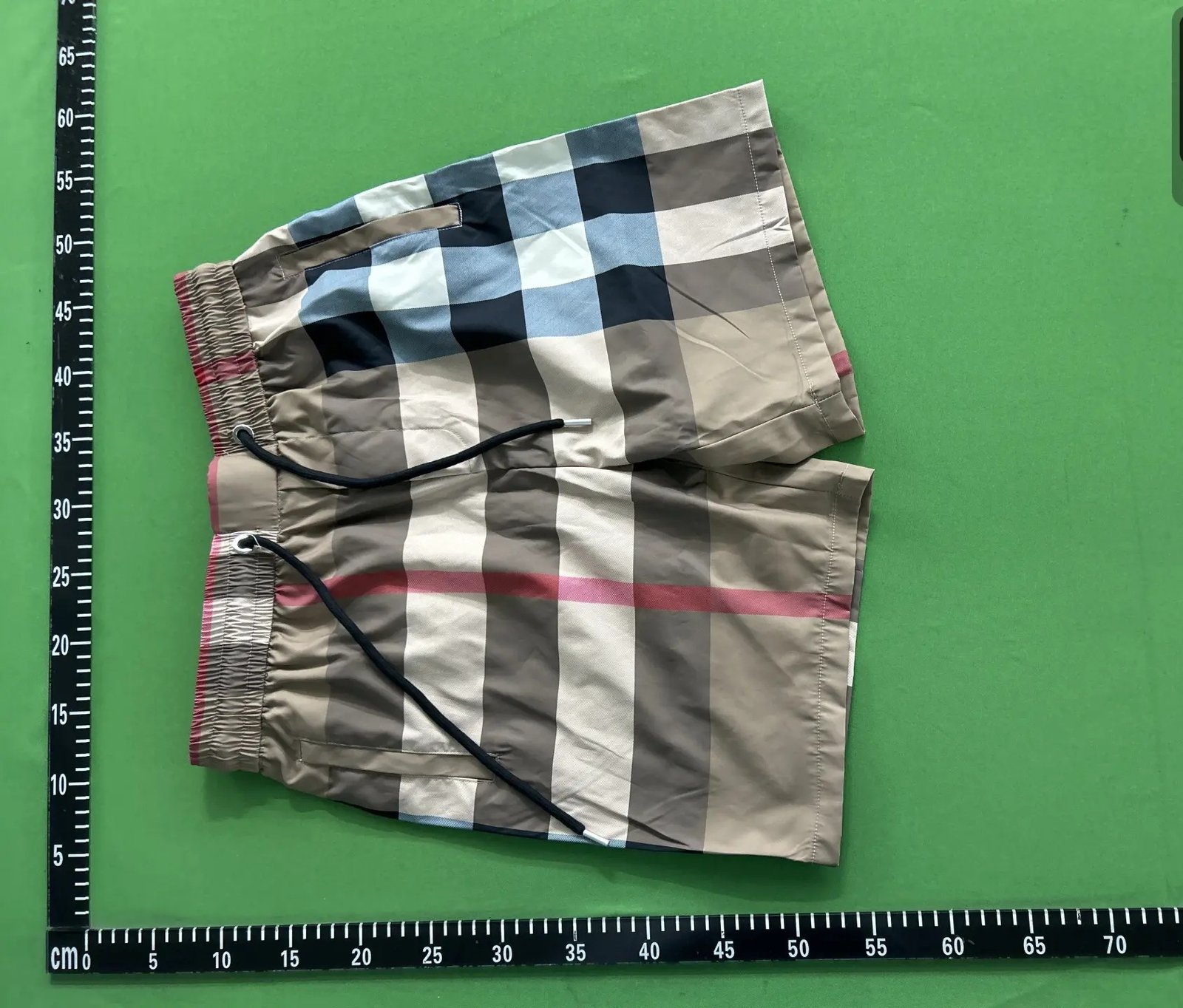 White Monogram Casual Shorts -6
