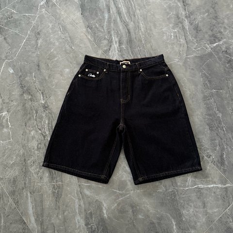 Black Denim Shorts