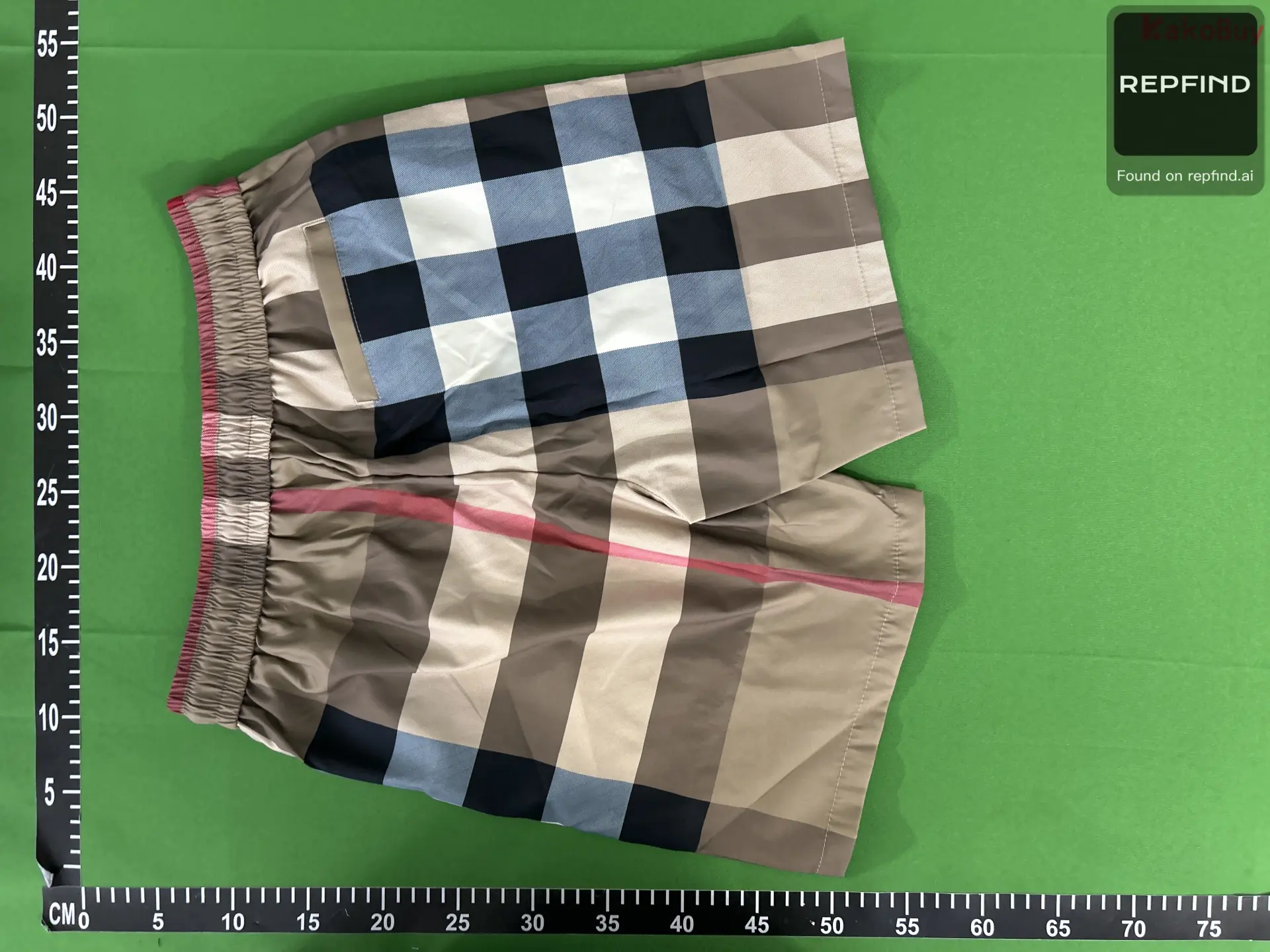 Classic Plaid Drawstring Beach Shorts -4