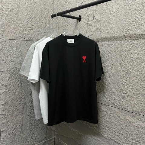Heart Embroidered Short Sleeve