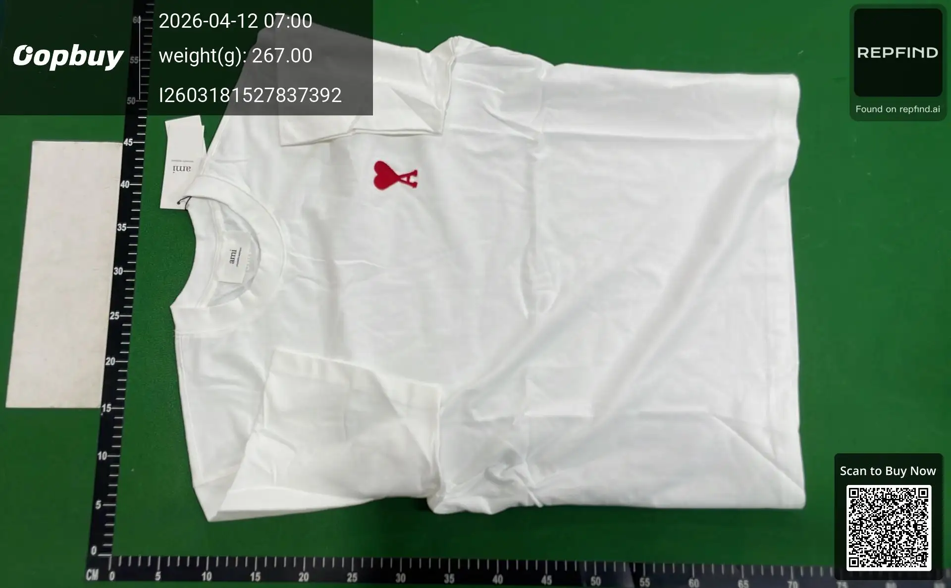 Heart Embroidered Short Sleeve T-Shirt 3
